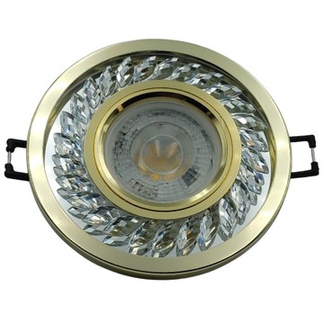 Галогенный стеклянный потолочный светильник + LED STRIP GU10