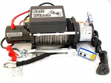 BullWinch 12000 LBS 5,5T 12V wyciągarka Laweta HIT