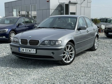 BMW Seria 3 E46 Sedan 2.0 318i 143KM 2003 BMW 318 2.0 143KM Xenon, skóry, 177 tys.