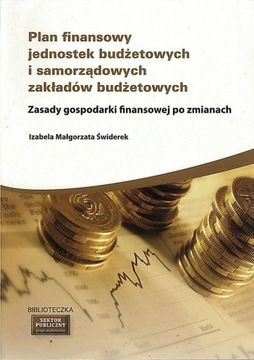 Plan finansowy jednostek budżetowych i ..., Świderek Izabela