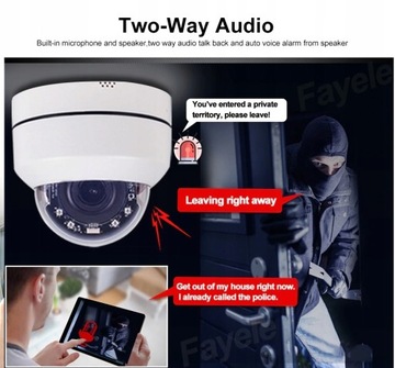 Mini Kamera IP WIFI Obrotowa Bezprzewodowa Zoomx4