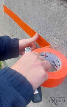 ZESTAW 10 szt TAŚMA TYNKARSKA ELEWACYJNA POMARAŃCZOWA ZBROJONA 38MM x 50M