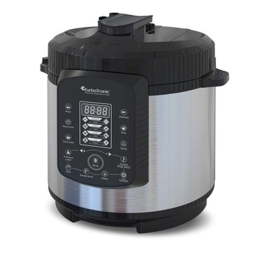 Скороварка TurboTronic, электрическая кастрюля, мультиварка, пароварка, пароварка, 6л 10