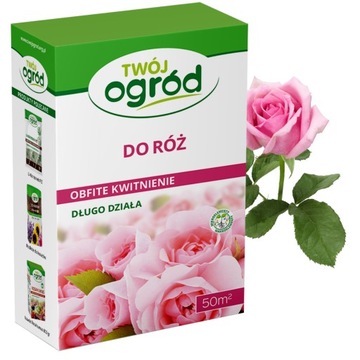 NAWÓZ DO RÓŻ 1KG BEZCHLORKOWY DŁUGO DZIAŁA WIELOSKŁADNIKOWY GRANULOWANY