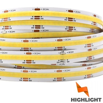 1m Taśma LED COB CCT 24V 16W 3000-6500K 640 LED/m