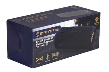 БЕСПРОВОДНАЯ ПОРТАТИВНАЯ КОЛОНКА BLUETOOTH MANTA RADIO FM AUX IPX4 TWS MP3