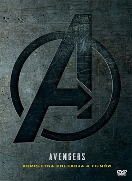 AVENGERS 1-4 Kompletna kolekcja 4 filmów 4DVD BOX