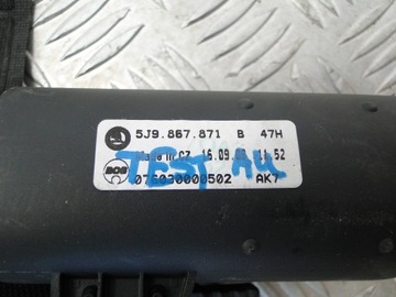 ROLETA KUFRU SKODA FABIA II 2007-14 5J9867871B