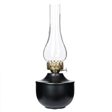 ŚWIECZNIK tealight OLJA lampa naftowa czarna