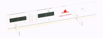 Шаблон калибровки иглы проигрывателя пластинок + шкала