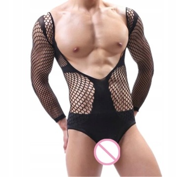bielizna męska niego erotyczna bodystocking siatka