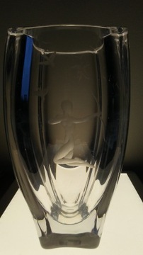 Красивая старая ваза в стиле ар-деко Skruf Швеция