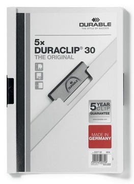 DURACLIP Original 30, skoroszyt zaciskowy A4, 1-30