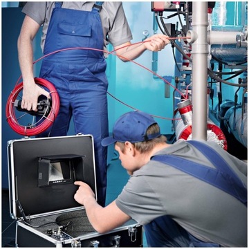 Эндоскопическая диагностическая инспекционная камера в футляре 12 светодиодов TFT 7 дюймов SD 30