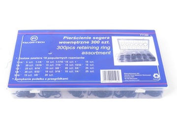 НАБОР ВНУТРЕННИХ КОЛЬЦ E-CLIP В СОРТИРОВКЕ 300 ШТ.