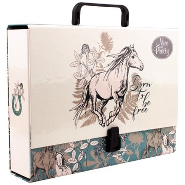 Портфель с ручкой Чемодан-лошадь