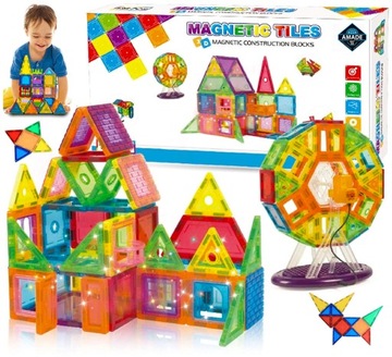 3D Развивающие магнитные блоки 70 шт. Идеальное развлечение и развитие ребенка