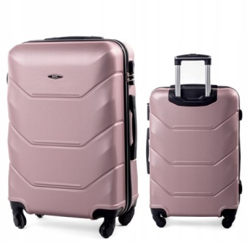 БОЛЬШОЙ ЖЕСТКИЙ ЧЕМОДАН ДЛЯ БАГАЖА ABS ROSE RED RGL 70L