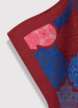 Бордовый нагрудный платок к куртке PAKO LORENTE