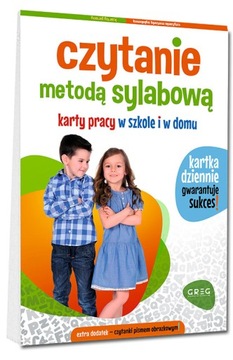 Czytanie metodą sylabową. Karty pracy w szkole i domu