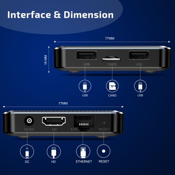 X98Q Smart TV Box Android 11 4K HD Медиаплеер 8 ГБ