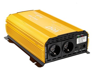 АВТОМОБИЛЬНЫЙ ИНВЕРТОР ПОЛНЫЙ СИНУС ВОЛЬТ ПОЛЬША 12 В 1500 Вт 3000 Вт ПУЛЬТ ДУ USB
