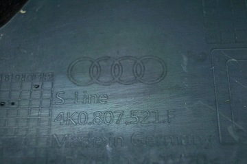 Dokładka dyfuzor spoiler zderzaka tył audi a6 s-line s6 c8 4k0