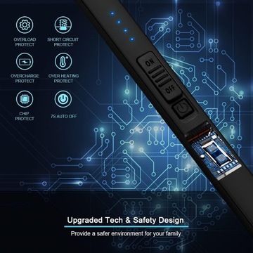 Кемпинговая электрическая зажигалка Suprus, беспламенная, зарядка через USB