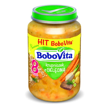 Zupka krupniczek z cielęciną po 8 miesiącu BoboVit