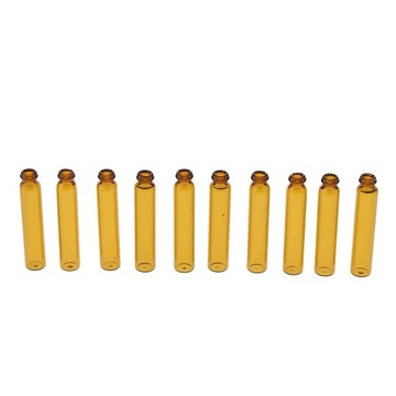 Набор из 50 флаконов-капельниц из янтарного стекла для эфирных масел по 2 мл.