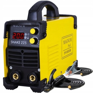 SPAWARKA INWERTOROWA ELEKTRODOWA INWERTER MAGNUM SNAKE 225 MMA TIG 200A