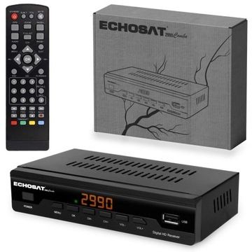 DEKODER DVB-C, DVB-T, DVB-T2 ECHOSAT 2990 COMBO H.265 HEVC
