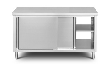STÓŁ ROBOCZY WYSPA SZAFA GASTRONOMICZNA INOX 150cm