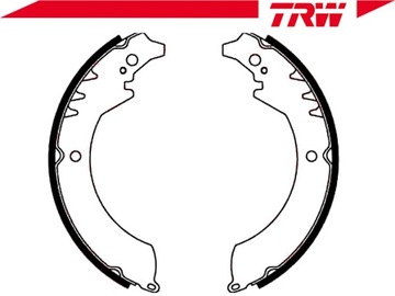 ТОРМОЗНЫЕ КОЛОДКИ DAIHATSU WILDCAT/ROCKY 2.8 D (F7)