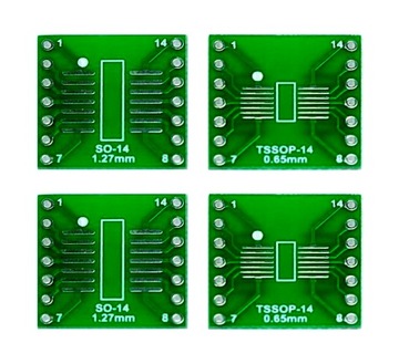 ADAPTER SOP14 SSOP14 TSSOP14 na DIP14 4 szt.