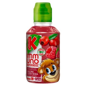 Kubuś Immuno Odporność Sok malina dzika róża 200ml