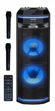 BLAUPUNKT PS11DB Активная колонка Караоке BLUETOOTH FM USB 2x микрофон PILOT
