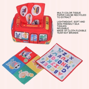 Игрушки в коробках из детских салфеток