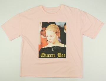 Koszulka damska młodzieżowa T-shirt Regina George cyrkonie QUEEN BEE
