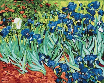 MALOWANIE PO NUMERACH Irysy. Van Gogh Obraz Po Numerach 40x50 ARTNAPI