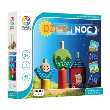 SMART GAMES Gra logiczna DZIEŃ I NOC od 2 lat
