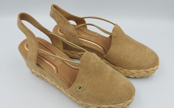 Sandały Espadryle Wrangler WL11642A jasny beż r 37