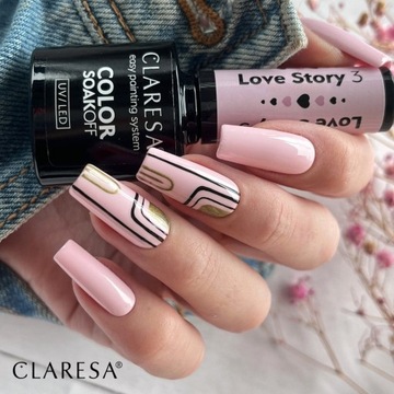 CLARESA UV/LED ГИБРИДНЫЙ ЛАКОВЫЙ LOVE STORY ЦВЕТ НА ВЫБОР