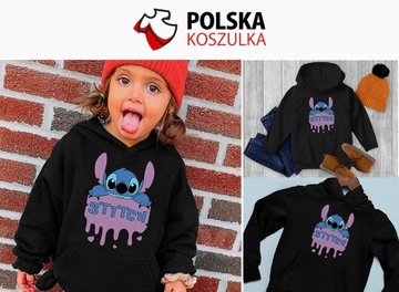 BLUZA Z KAPTUREM DZIECIĘCA DLA DZIECI STITCH 152 PREZENT JAKOŚĆ