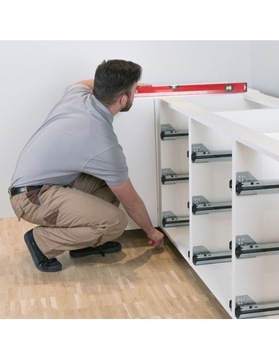 РЕГУЛИРУЕМАЯ МЕБЕЛЬНАЯ НОЖКА ЧЕРНАЯ КУХОННАЯ НОЖКА AXILO HAFELE H100 STRONG 150KG