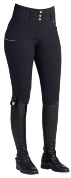 SPOOKS, Bryczesy ANNBER HIGH WAIST, DARK BLUE S