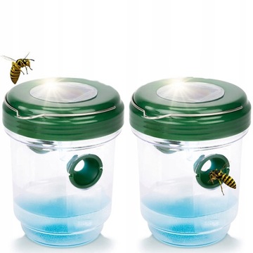 БОЛЬШАЯ ЛОВУШКА ДЛЯ НАСЕКОМЫХ ДЛЯ ОС, ШЕРШЕНЕЙ, ПОДВЕСНАЯ + СЛИВАЮЩАЯ ЖИДКОСТЬ