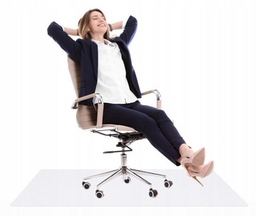 100x140 MATA OCHRONNA PODKŁADKA POD KRZESŁO FOTEL BIUROWY NA PODŁOGĘ STÓŁ