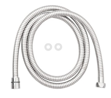Wąż prysznicowy chrom rozciągany 1,5-2m 150 - 200 cm