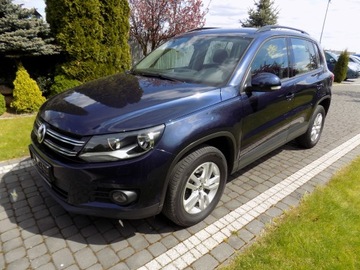 Volkswagen Tiguan I SUV Facelifting 2.0 TDI CR DPF BlueMotion 110KM 2012 VOLKSWAGEN TIGUAN 2,0 TDi BEZWYPADEK SERWISOWANY